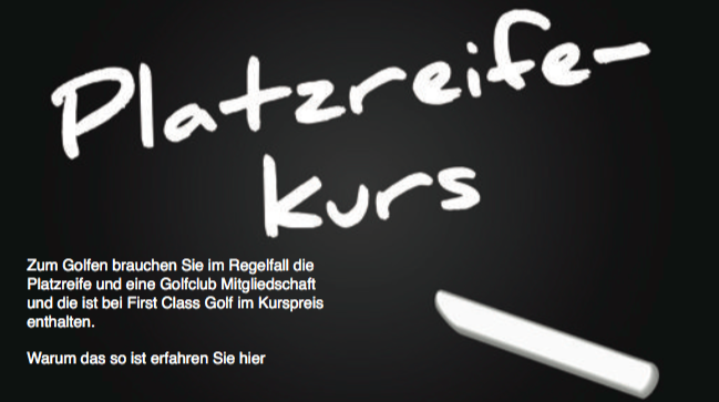 platzreifekurs