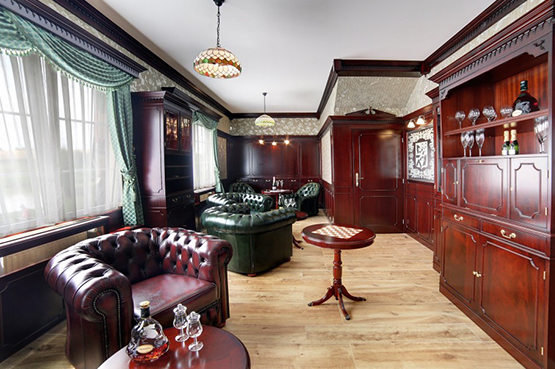 Elegantes Golfclub-Ambiente